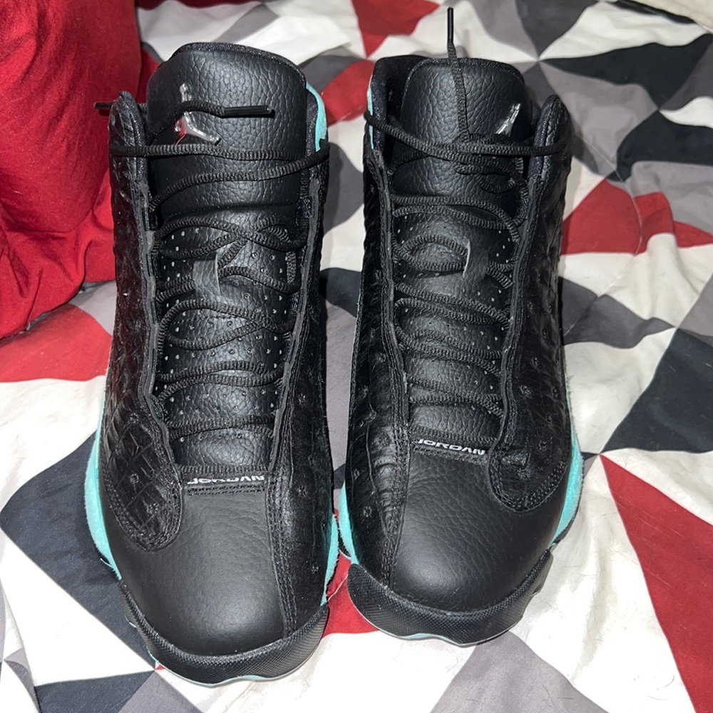 Retro 13 turquoise/ black size 10